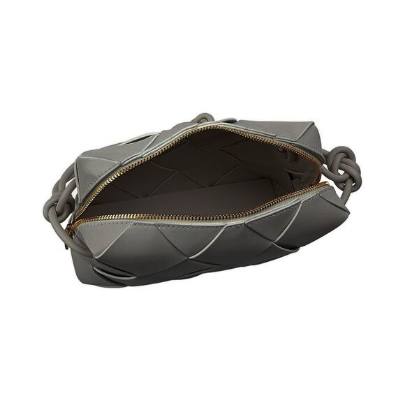 Tiffany & Fred Paris Woven Leather Top Handle Crossbody - Picture 3 of 3